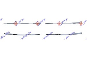 Διακοσμητικα Μασκας Ανω (ΧΡΩΜΙΟ) (ΣΕΤ 4ΤΜΧ) Renault Captur 20- - 672204605