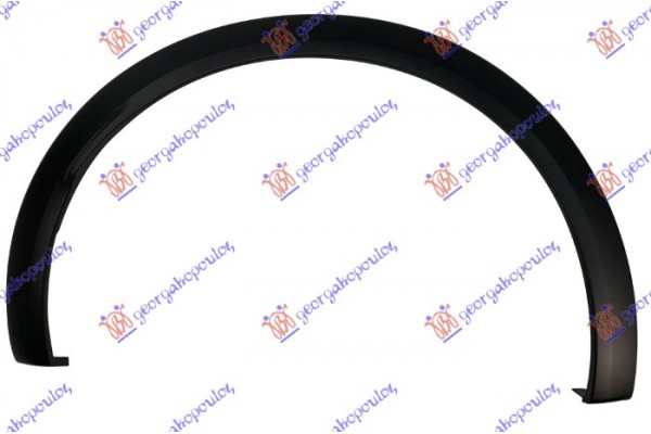 Πλαστικη Κουρμπα Φτερου Πισω Δεξια Renault Captur 20- - 672206551