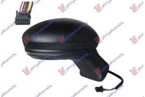 Καθρεφτης ΗΛΕΚΤ. ΘΕΡΜΑΙΝ. Μαυρος (ΜΕ Φλας & ΑΙΣΘΗΤΗΡΑ) (9pin) (ASHPERICAL GLASS) Δεξια Mitsubishi Asx 23- - 551507483