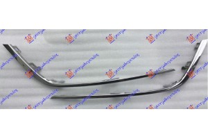 Διακοσμητικο Διχτυου Προφυλακτηρα Χρωμιο (ΣΕΤ) Renault Megane Sdn 16- - 673603920