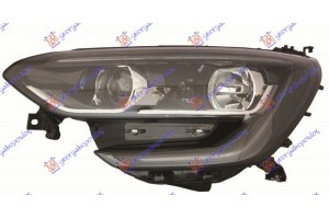 Φανος Εμπρος ΗΛΕΚΤ. (Η7/Η7) Μαυρο Με Φως Ημερας Led Ταινια (DEPO) Αριστερα Renault Megane H/B-S.W. 15-19 - 673505132