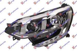 Φανος Εμπρος ΗΛΕΚΤ. (Η7/Η7) Χρωμιο Με Φως Ημερας Led (DEPO) Αριστερα Renault Megane H/B-S.W. 15-19 - 673505134