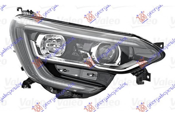 Φανος Εμπρος ΗΛΕΚΤ. (Η7/Η7) Μαυρο Με Φως Ημερας Led Ταινια (VALEO) Δεξια Renault Megane H/B-S.W. 15-19 - 673505141