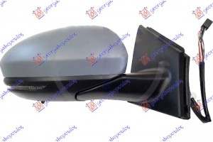 Καθρεφτης ΗΛΕΚΤ. ΘΕΡΜΑΙΝ. ΗΛ.ΑΝΑΚΛ. ΒΑΦΟΜ. (ΜΕ Φλας & ΑΙΣΘΗΤΗΡΑ) (CONVEX GLASS) Δεξια Renault Megane Sdn 16- - 673607571