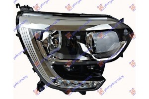 Φανος Εμπρος ΗΛΕΚΤ. (Η7/Η7) Χρωμιο Με Φως Ημερας Led (VALEO) Δεξια Renault Megane Sdn 16- - 673605141