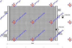 Ψυγειο A/C 1.3 Tce Βενζινη - 1.5 Bluedci Πετρελαιο (544x386) Renault Kangoo 21- - 674106400