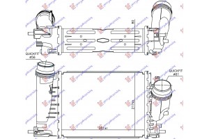 Ψυγειο Intercooler 1.6 Dci Πετρελαιο Aytomato (281x217x80) Renault SCENIC/GRAND Scenic 16- - 671106230
