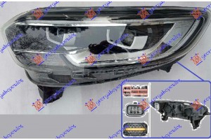 Φανος Εμπρος Full Led (HELLA) Αριστερα Renault Kadjar 19- - 676105142