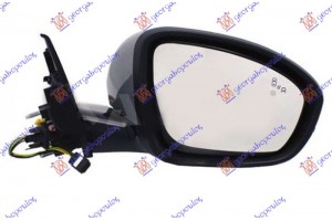 Καθρεφτης ΗΛΕΚΤ. ΘΕΡΜΑΙΝ. ΗΛ. ΑΝΑΚΛ. ΒΑΦΟΜ. (ΜΕ Φλας & Φως Ασφαλειας & Αισθητηρα & BLIS) (15pin) (CONVEX GLASS) Δεξια Renault Talisman SEDAN/GRANDTOUR 15- - 677007591