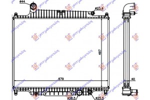 Ψυγειο Νερου 3.6 Td Πετρελαιο Αυτοματο (495x680) Range Rover Sport 05-13 - 690106320