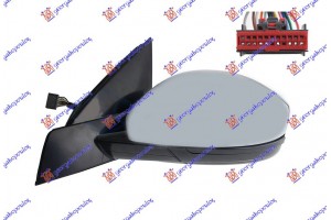 Καθρεφτης ΗΛΕΚΤ. ΘΕΡΜΑΙΝ. ΗΛ. ΑΝΑΚΛ. ΒΑΦΟΜ. Με Φως Ασφαλειας (ΜΕ ΦΛΑΣ&ΑΙΣΘ.& ΜΝΗΜΗ) (16 PIN) (Α ΠΟΙΟΤΗΤΑ) (CONVEX GLASS) Αριστερα Land Rover Discovery Sport 14-19 - 690807582