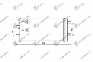 Ψυγειο A/C ΒΕΝΖΙΝΗ-ΠΕΤΡΕΛΑΙΟ (610x290x12) Mini COOPER/ONE (F55/F56) 14-21 - 691106400