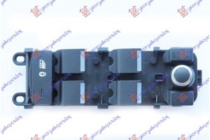 Διακοπτης ΠΑΡΑΘ/ΚΑΘΡ. ΕΜΠ. (Τετραπλός) (3pin) Αριστερα Range Rover Sport 13-18 - 691307172
