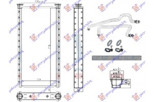 Ψυγειο Καλοριφερ (BR) (124x280x26) Range Rover Sport 13-18 - 691306500