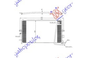 Ψυγειο A/C ΒΕΝΖ-ΠΕΤΡ. -01 (60x35,8x20) Saab 9.5 98-05 - 702006400