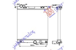 Ψυγειο Νερου 1,0i-12V (35x36x1,9) Skoda Citigo 12-17 - 748006300