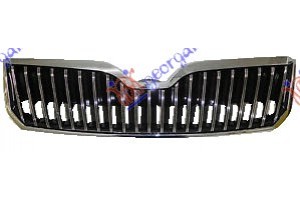 Μασκα ΜΑΥΡΗ/ΧΡΩΜΙΟ Με Χρωμιο Πλαισιο Skoda Superb 13-15 - 745104540