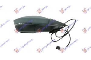 Καθρεφτης ΗΛΕΚΤΡ.ΘΕΡΜΑΙΝ.ΗΛ.ΑΝΑΚ. ΒΑΦΟΜ. (ΜΕ ΦΛΑΣ) (9PIN) Δεξια Skoda Superb 15-19 - 745207501