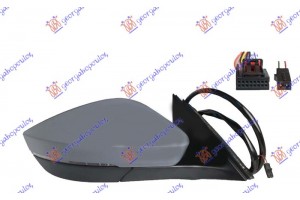 Καθρεφτης ΗΛΕΚΤ. ΘΕΡΜΑΙΝ. ΗΛ. ΑΝΑΚΛ. ΒΑΦΟΜ. (ΜΕ Φλας & Φως ΑΣΦΑΛ.& BLIS) (13 PIN) (Α ΠΟΙΟΤΗΤΑ) (CONVEX GLAS) Δεξια Skoda Superb 15-19 - 745207571