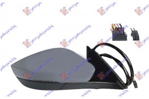 Καθρεφτης ΗΛΕΚΤ. ΘΕΡΜΑΙΝ. ΗΛ. ΑΝΑΚΛ.& Με Μνημη ΒΑΦΟΜ. (ΜΕ Φλας & Φως ΑΣΦΑΛ. & BLIS) (17 PIN) (Α ΠΟΙΟΤΗΤΑ) (CONVEX GLAS) Δεξια Skoda Superb 15-19 - 745207591