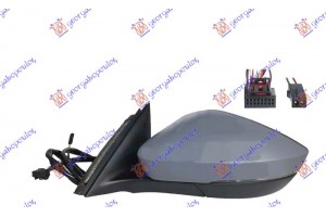 Καθρεφτης ΗΛΕΚΤ. ΘΕΡΜΑΙΝ. ΗΛ. ΑΝΑΚΛ.& Με Μνημη ΒΑΦΟΜ. (ΜΕ Φλας & Φως ΑΣΦΑΛ. & BLIS) (17 PIN) (Α ΠΟΙΟΤΗΤΑ) (CONVEX GLAS) Αριστερα Skoda Superb 15-19 - 745207592