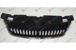 Μασκα Μαυρη Με Χρωμιο Κατω Skoda Fabia 10-14 - 746004545