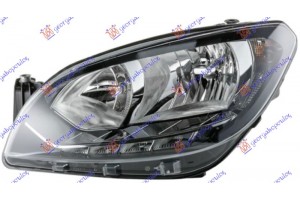 Φανος Εμπρος Ηλεκτρικος (H7/H7) Με Φως Ημερας Led (HELLA) Αριστερα Skoda Citigo 17- - 748105152