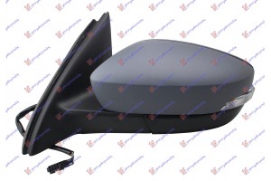 Καθρεφτης ΗΛΕΚ.ΘΕΡΜ. ΒΑΦΟΜ.(ΜΕ ΦΛΑΣ) 16- (Α ΠΟΙΟΤΗΤΑ) (CONVEX GLASS) Αριστερα Skoda Rapid 12-19 - 750007504