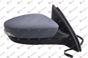 Καθρεφτης ΗΛΕΚ.ΘΕΡΜ. ΒΑΦΟΜ.(ΜΕ ΦΛΑΣ) 16- (CONVEX GLASS) Δεξια Skoda Rapid 12-19 - 750007508