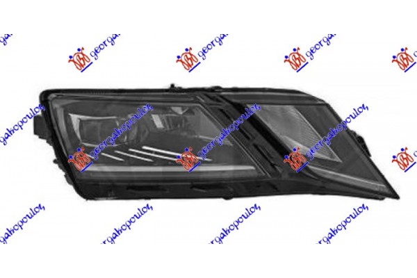 Φανος Εμπρος Full Led Εξυπνο (TYC) Δεξια Skoda Octavia 6 17-20 - 751105153