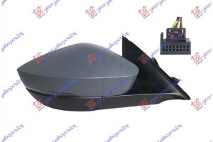 Καθρεφτης ΗΛΕΚΤ. ΘΕΡΜΑΙΝ. ΒΑΦΟΜ. (ΜΕ ΦΛΑΣ) 6 Pin (Α ΠΟΙΟΤΗΤΑ) (CONVEX GLASS) Δεξια Skoda Octavia 7 20- - 751207501