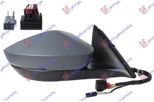 Καθρεφτης ΗΛΕΚΤ. ΘΕΡΜΑΙΝ. ΗΛ. ΑΝΑΚΛ. ΒΑΦΟΜ. (ΜΕ Φλας & Side ASSIST) (8+2 PIN) (Α ΠΟΙΟΤΗΤΑ) (CONVEX GLASS) Δεξια Skoda Octavia 7 20- - 751207571