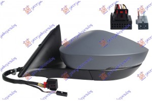 Καθρεφτης ΗΛΕΚΤ. ΘΕΡΜΑΙΝ. ΗΛ. ΑΝΑΚΛ. ΒΑΦΟΜ. (ΑΥΤΟΜ. ΣΚΙΑΣΗ) (ΜΕ Φλας & Side ASSIST) (10+2 PIN) (Α ΠΟΙΟΤΗΤΑ) (CONVEX GLASS) Αριστερα Skoda Octavia 7 20- - 751207572