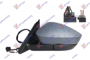 Καθρεφτης ΗΛΕΚΤ. ΘΕΡΜΑΙΝ. ΗΛ.ΑΝΑΚΛ. ΒΑΦΟΜ. (ΜΕ Καλωδιο ΑΥΤ.ΣΚΙΑΣΗ) (ΜΕ Φλας & Side ASSIST) (10+2pin) (Α ΠΟΙΟΤΗΤΑ) (CONVEX GLASS) Αριστερα Skoda Kodiaq 16-21 - 753007552