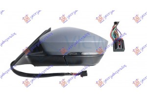 Καθρεφτης ΗΛΕΚΤ. ΘΕΡΜΑΙΝ. ΗΛ.ΑΝΑΚΛ. ΒΑΦΟΜ. (ΜΕ Φλας & Φως ΑΣΦ.) (9pin) (Α ΠΟΙΟΤΗΤΑ) (CONVEX GLASS) Αριστερα Skoda Kodiaq 16-21 - 753007572