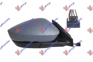 Καθρεφτης ΗΛΕΚΤ. ΘΕΡΜΑΙΝ. ΒΑΦΟΜ. (ΜΕ ΦΛΑΣ) (6pin) (Α ΠΟΙΟΤΗΤΑ) (CONVEX GLASS) Δεξια Skoda Karoq 17-21 - 754007501