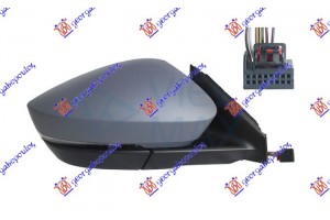 Καθρεφτης ΗΛΕΚΤ. ΘΕΡΜΑΙΝ. ΒΑΦΟΜ. (ΜΕ Φλας & Φως ΑΣΦΑΛ.) (7pin) (Α ΠΟΙΟΤΗΤΑ) (CONVEX GLASS) Δεξια Skoda Karoq 17-21 - 754007521