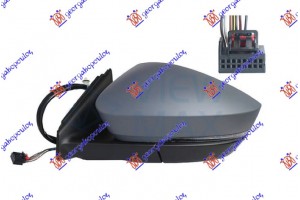 Καθρεφτης ΗΛΕΚΤ. ΘΕΡΜΑΙΝ. ΒΑΦΟΜ. (ΜΕ Φλας & Φως ΑΣΦΑΛ.) (7pin) (Α ΠΟΙΟΤΗΤΑ) (CONVEX GLASS) Αριστερα Skoda Karoq 17-21 - 754007522