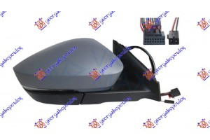 Καθρεφτης ΗΛΕΚΤ. ΘΕΡΜΑΙΝ. ΗΛ.ΑΝΑΚΛ. ΒΑΦΟΜ. Με ΑΥΤ.ΣΚΙΑΣΗ (ΜΕ Φλας & Φως ΑΣΦ.& BLIS) (11+2pin) (Α ΠΟΙΟΤΗΤΑ) (CONVEX Glas Δεξια Skoda Karoq 17-21 - 754007551