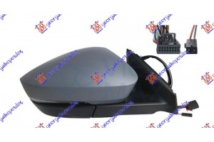 Καθρεφτης ΗΛΕΚΤ. ΘΕΡΜΑΙΝ. ΗΛ.ΑΝΑΚΛ. ΒΑΦΟΜ. Με ΑΥΤ.ΣΚΙΑΣΗ (ΜΕ Φλας & Side ASSIST) (10+2pin) (Α ΠΟΙΟΤΗΤΑ) (CONVEX Glas Δεξια Skoda Karoq 17-21 - 754007571