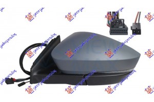 Καθρεφτης ΗΛΕΚΤ. ΘΕΡΜΑΙΝ. ΗΛ.ΑΝΑΚΛ. ΒΑΦΟΜ. Με ΑΥΤ.ΣΚΙΑΣΗ (ΜΕ Φλας & Side ASSIST) (10+2pin) (Α ΠΟΙΟΤΗΤΑ) (CONVEX Glas Αριστερα Skoda Karoq 17-21 - 754007572