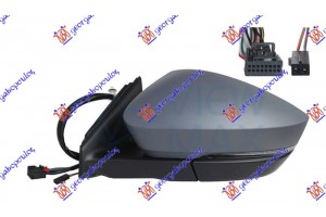 Καθρεφτης ΗΛΕΚΤ. ΘΕΡΜΑΙΝ. ΗΛ.ΑΝΑΚΛ. ΒΑΦΟΜ. Με ΑΥΤ.ΣΚΙΑΣΗ (ΜΕ Φλας & Φως ΑΣΦΑΛ. & Side ASSIST) (11+2pin) (Α ΠΟΙΟΤΗΤΑ) (CONVEX Gla Αριστερα Skoda Karoq 17-21 - 754007582