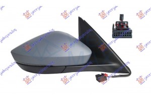 Καθρεφτης Ηλεκτρικος ΘΕΡΜΑΙΝ. ΒΑΦΟΜ. Με Φλας (Α ΠΟΙΟΤΗΤΑ) (CONVEX GLASS) Δεξια Skoda Scala 19- - 755007481