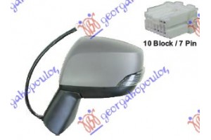 Καθρεφτης ΗΛΕΚ. ΘΕΡΜ. ΒΑΦ. (Μ/ΦΛΑΣ) Αριστερα Subaru Impreza 12-17 - 772907482