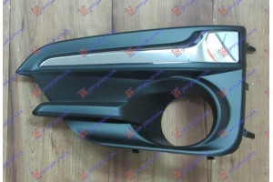 Διχτυ Προφυλακτηρα Εμπρος (ΜΕ Τρυπα Προβολεα & ΧΡΩΜΙΟ) Αριστερα Subaru Impreza 17- - 773104802