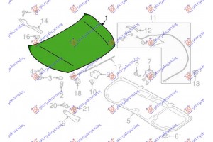 Καπο Εμπρος Subaru Xv 17-21 - 773200070