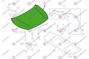 Καπο Εμπρος (ΑΛΟΥΜΙΝΙΟ) Subaru Xv 17-21 - 773200075