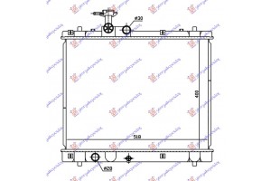 Ψυγειο 1.2 ΒΕΝΖ.(40x54x16) Μηχανικο (ΟΥΓΓΑΡΙΑΣ) (KOYO) Suzuki Swift H/B 11-14 - 795006305