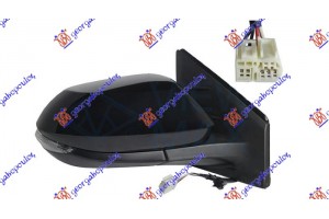 Καθρεφτης ΗΛΕΚΤ. ΒΑΦΟΜ. (ΜΕ ΦΛΑΣ) (5pin) (Α ΠΟΙΟΤΗΤΑ) (CONVEX GLASS) Δεξια Mazda 2 Hybrid 22- - 506207481