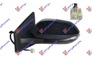 Καθρεφτης ΗΛΕΚΤ. ΒΑΦΟΜ. (ΜΕ ΦΛΑΣ) (5pin) (Α ΠΟΙΟΤΗΤΑ) (CONVEX GLASS) Αριστερα Mazda 2 Hybrid 22- - 506207482